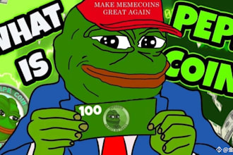 create pepe website, meme coin website and crypto token website website design