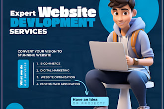 build a professional responsive website with laravel or nodejs