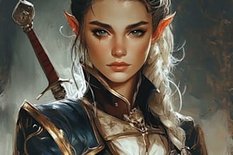 create amazing d or dnd character for you