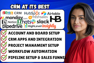 do project management on monday crm clickup asana trello slack notion zoho ghl