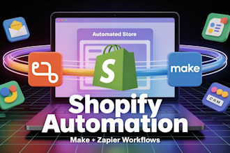 automate shopify dropshipping using make and zapier