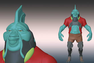 model 3d game character,3d game npc character,stylized character,low poly model