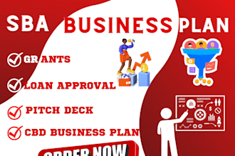 prepare an sba business plan for loan approval
