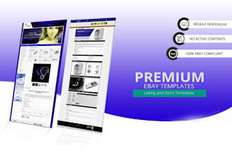 design ebay store, ebay listing template, ebay shop design