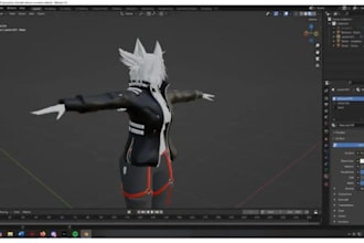 make a custom 3d vrchat avatar vrc character vr avatar 3d nsfw furry model anime