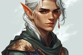 create amazing d or dnd character or fantasy art