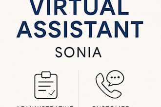 be your bilingual virtual assistant for admin and customer support