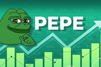 meme coin website, crypto landing page, pepe token website design pepe website