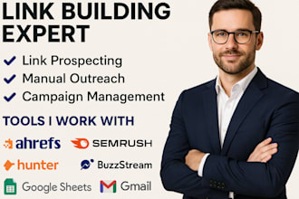 be your outreach manager for link building