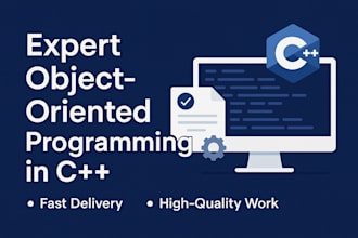 do object oriented c plus plus  tasks and projects