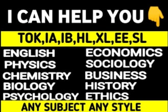 perfectly do ib hl ias, extended essays, tok exhibition, essentials