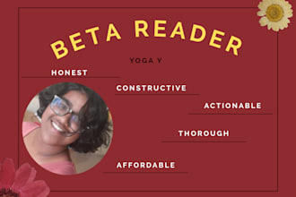 offer thorough beta reading services for your novel and short story