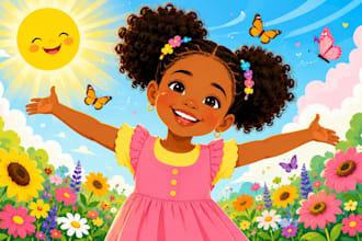 children story book illustration children story children story book illustration