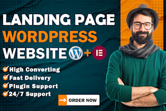 create a responsive wordpress landing page squeeze page or sales page