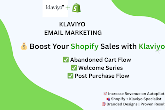 build high converting klaviyo email flows for your shopify store