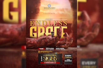 design a professional  church flyer in 24hours