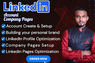 create and optimize your linkedin profile, company page and personal branding