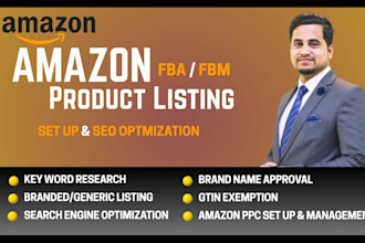 set up seo amazon fba fbm product listings for private label and fix errors