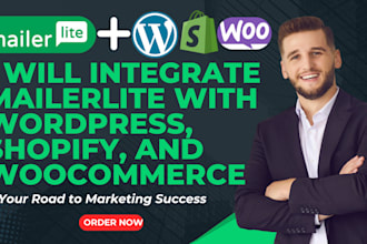 integrate mailerlite with wordpress shopify woocommerce zapier wix type form