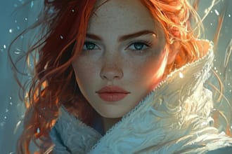 design character fantasy illustration for fantasy character