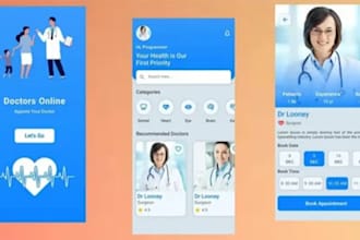 develop ai fitness, health, and doctor appointment apps for gyms and hospitals
