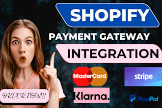 do shopify wix payment gateway integration paypal revoult klarna