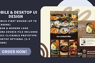 design stunning mobile and desktop UI with figma