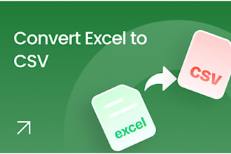convert your excel file to CSV, tsv, txt, ods, tab, or any format you need