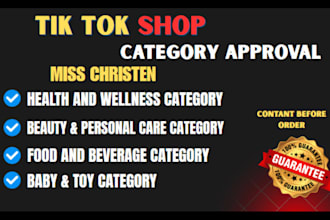 help you unlock and approve restricted products on tiktok shop
