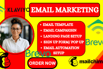 setup brevo, email campaign, translational emails, mailchimp klaviyo