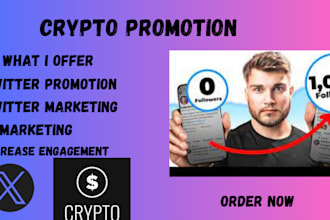 do organic twitter x marketing crypto promotion for real growth and engagement