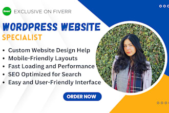 build, revamp agency, booking or wordpress blog site and modern online shop