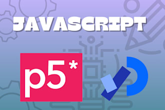 create a custom sketch using processing or p5js