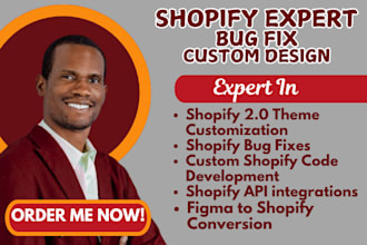customize or fix your shopify store using liquid javascript custom code