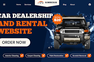 car dealership website car rental website automotive website truck website