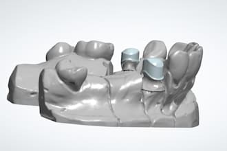 dental cad designs in exocad and 3shape works with german labs