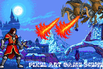 draw 2d sprite sheet pixel background pixel art animation pixel tileset pixel mp