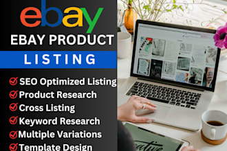 do ebay product listing, SEO optimization, ebay listing, ebay lister