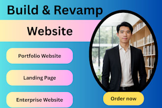build landing page with modern, fast UI design