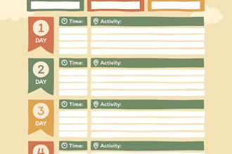 make a travel planner