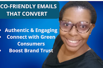 write eco friendly ecommerce emails and SEO blogs