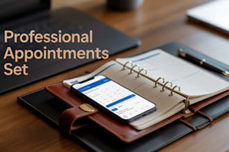 set professional appointment and also provide telemarketing