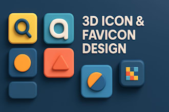do amazing favicon logo design, app icon design