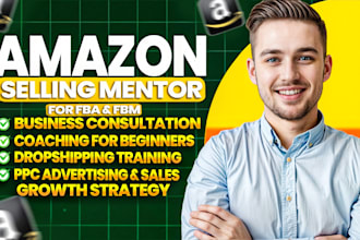 be your expert amazon fba fbm account manager, VA, and mentor for success