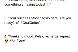 write creative and catchy social media captions