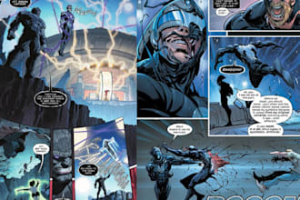 draw graphic novel illustration comic book page webcomic as comic artist manga