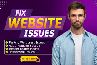 fix wordpress or shopify issues, errors, and bugs
