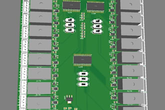 design electronic pcb circuit board schematic and firmware for esp32, stm32