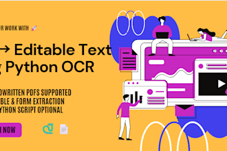 convert your scanned PDF to editable text or excel using python ocr
