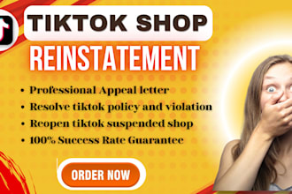 remove tiktok shop violation and expert tiktok shop reinstatement services